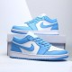 Air Jordan 1 Low UNC University Blue/White AO9944-441