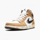 Air Jordan 1 Mid SE Brushstroke Sail/Black/Cider/Chile Red DA8005-100