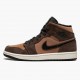 Air Jordan 1 Mid SE Dark Chocolate Dark Chocolate/Archaeo Brown/Black/Crimson Bliss DC7294-200