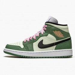 Air Jordan 1 Mid SE Dutch Green Dutch Green/Black/Barely Green/Arctic Pink CZ0774-300