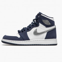 Air Jordan 1 Retro High COJP Midnight Navy White/Midnight Navy/Metallic S DC1788-100