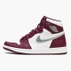 Air Jordan 1 Retro High OG Bordeaux Bordeaux/White/Metallic Silver 555088-611