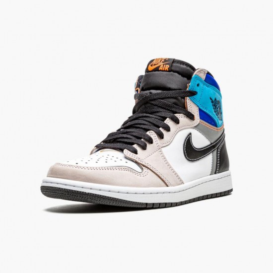 Air Jordan 1 Retro High OG Prototype White/Multi-Color/Total Orange DC6515-100