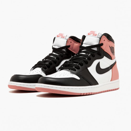 Air Jordan 1 Retro High Rust Pink White/Black/Rust Pink 861428-101