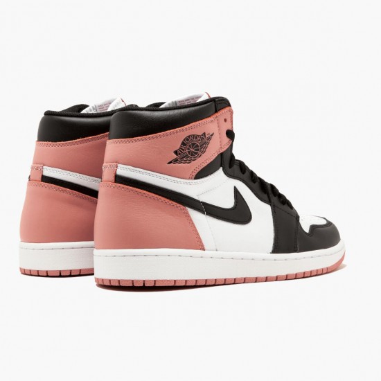 Air Jordan 1 Retro High Rust Pink White/Black/Rust Pink 861428-101