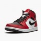 Air Jordan 1 Mid Chicago Black Toe Black/Gym Red/White 554724-069