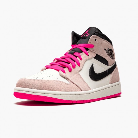 Air Jordan 1 Mid Crimson Tint Crimson Tint/Hyper Pink/Black 852542-801