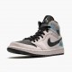 Air Jordan 1 Mid Dirty Powder Iridescent Barely Rose/Black/Multi BQ6472-602