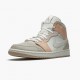 Air Jordan 1 Mid Milan Sail/Light Bone String Shimmer CV3044-100