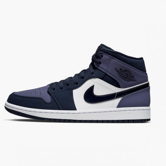 Air Jordan 1 Mid Sanded Purple Obsidian/Sanded Purple/White 554724-445