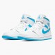 Air Jordan 1 Mid UNC University Blue/White BQ6472-114