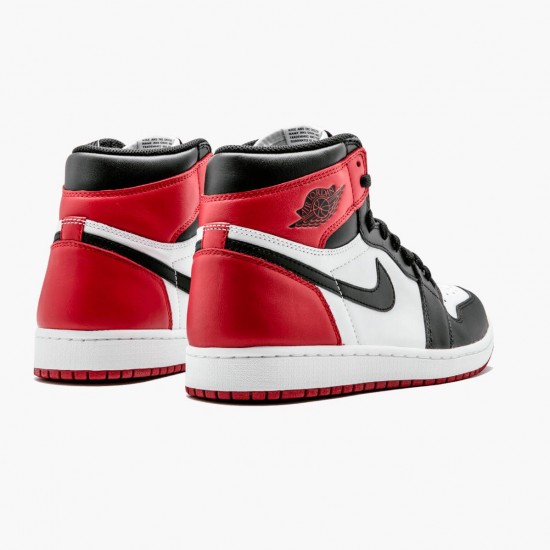 Air Jordan 1 Retro High OG Black Toe White/Black/Varsity Red 555088-125