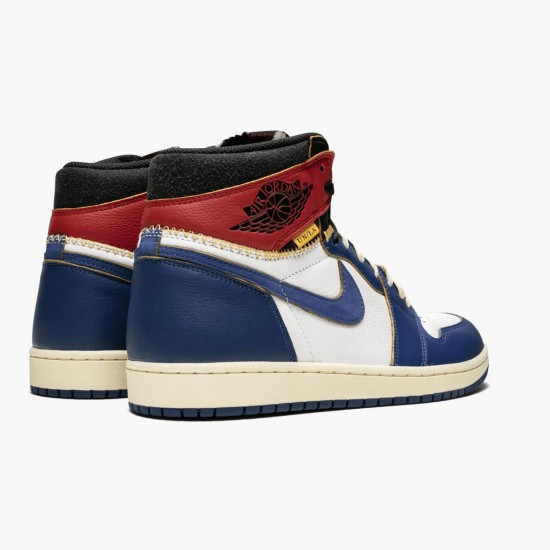 Air Jordan 1 Retro High Union Los Angeles Storm Blue White/Stormblue Varsity Red BV1300-146