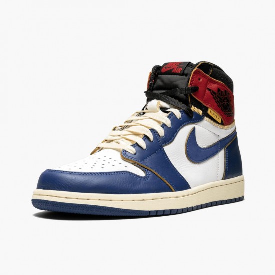 Air Jordan 1 Retro High Union Los Angeles Storm Blue White/Stormblue Varsity Red BV1300-146