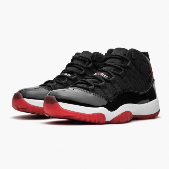 Air Jordan 11 Retro Bred Black/Varsity Red/White/Black 378037-010