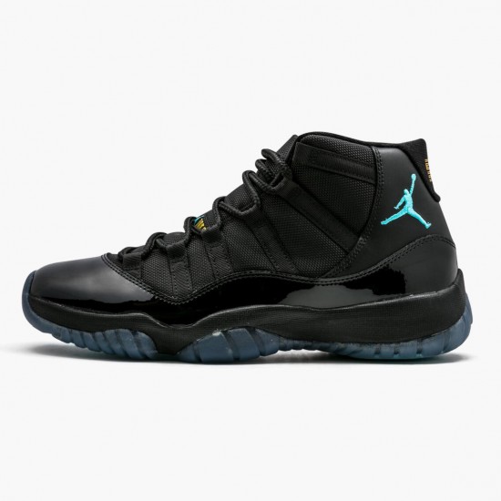 Air Jordan 11 Retro Gamma Blue Black/Gamma Blue/VarsityMaize Black 378037-006