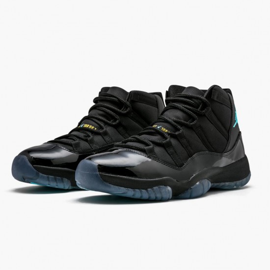 Air Jordan 11 Retro Gamma Blue Black/Gamma Blue/VarsityMaize Black 378037-006