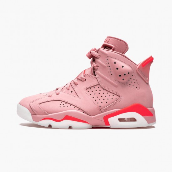 Air Jordan 6 Retro Aleali May Rust Pink/Bright Crimson Black CI0550-600