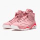 Air Jordan 6 Retro Aleali May Rust Pink/Bright Crimson Black CI0550-600