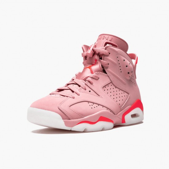 Air Jordan 6 Retro Aleali May Rust Pink/Bright Crimson Black CI0550-600