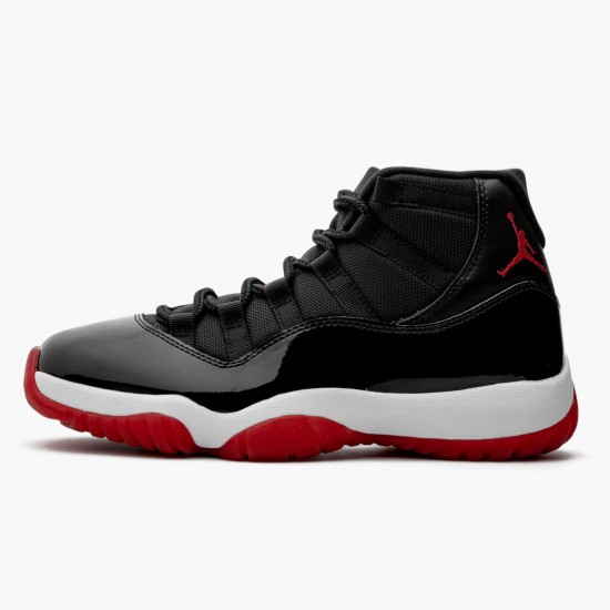 Air Jordan 11 Retro Bred 2019 Black/White/Varsity Red 378037-061