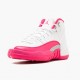 Air Jordan 12 Retro Dynamic Pink White/Vivid Pink/Mtllc Silver 510815-109