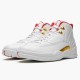 Air Jordan 12 Retro FIBA White/University Red/Metallic 130690-107