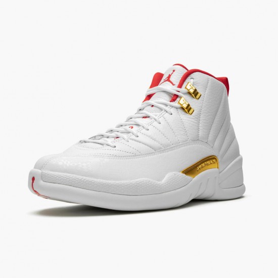 Air Jordan 12 Retro FIBA White/University Red/Metallic 130690-107