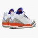 Air Jordan 3 Retro Knicks White/Old Royal University Ora 136064-148