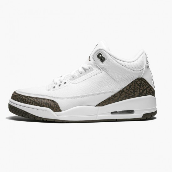 Air Jordan 3 Retro Mocha White/Chrome/Dark Mocha 136064-122