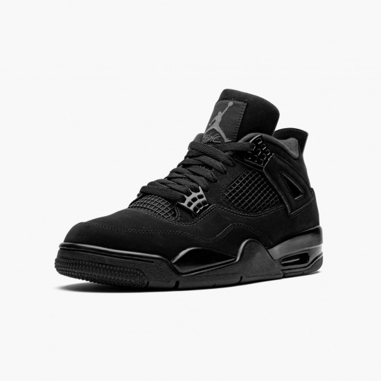 Air Jordan 4 Retro Black Cat Black/Black Light Graphite CU1110-010