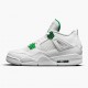 Air Jordan 4 Retro Metallic Green White/Metallic Silver Pine Green CT8527-113