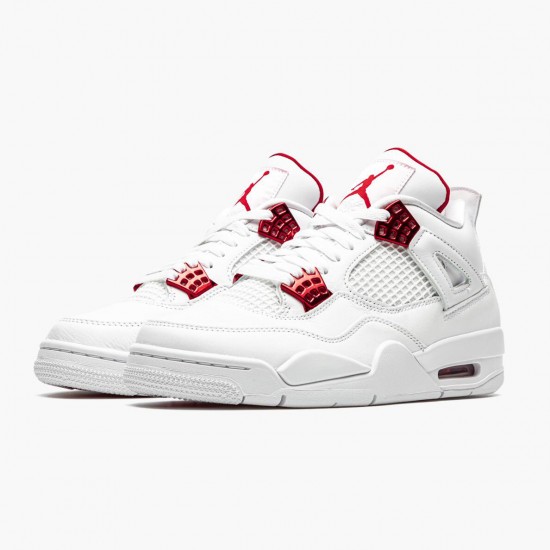 Air Jordan 4 Retro Metallic Red White/Metallic Silver Univers CT8527-112