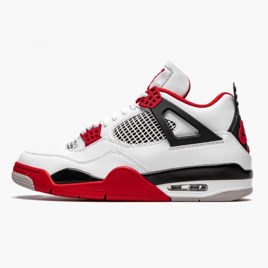 Air Jordan 4 Retro OG Fire Red 2020 White/Fire Red-Black Tech Grey DC7770-160