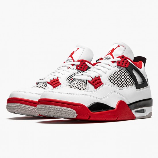 Air Jordan 4 Retro OG Fire Red 2020 White/Fire Red-Black Tech Grey DC7770-160