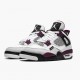 Air Jordan 4 Retro PSG Paris Saint Germain White/Neutral Grey/Black Borde CZ5624-100