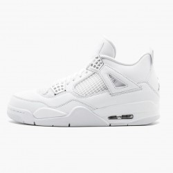 Air Jordan 4 Retro Pure Money White/Metallic Silver 308497-100