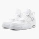 Air Jordan 4 Retro Pure Money White/Metallic Silver 308497-100