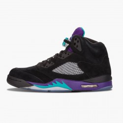 Air Jordan 5 Retro Black Grape Black/New Emerald Grape Ice 136027-007