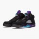 Air Jordan 5 Retro Black Grape Black/New Emerald Grape Ice 136027-007