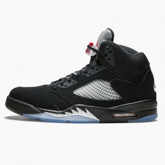 Air Jordan 5 Retro Black Metallic Black/Metallic Silver 845035-003