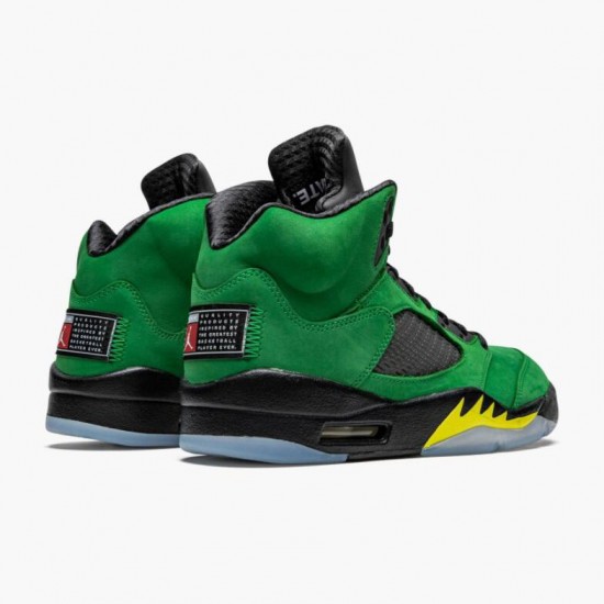 Air Jordan 5 Retro SE Oregon Green Yellow Apple Green/Black/Yellow Strike/Black CK6631-307