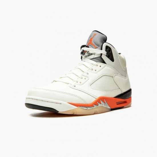 Air Jordan 5 Retro Shattered Backboard Sail Orange/Black DC1060-100