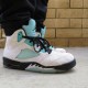 Air Jordan Retro 5 Island Green White/Black/White/Island Green CN2932-100