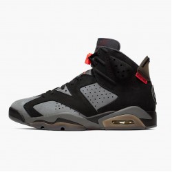 Air Jordan 6 Retro PSG Paris Saint Germain Iron Grey/Infrared 23 Black/Black CK1229-001