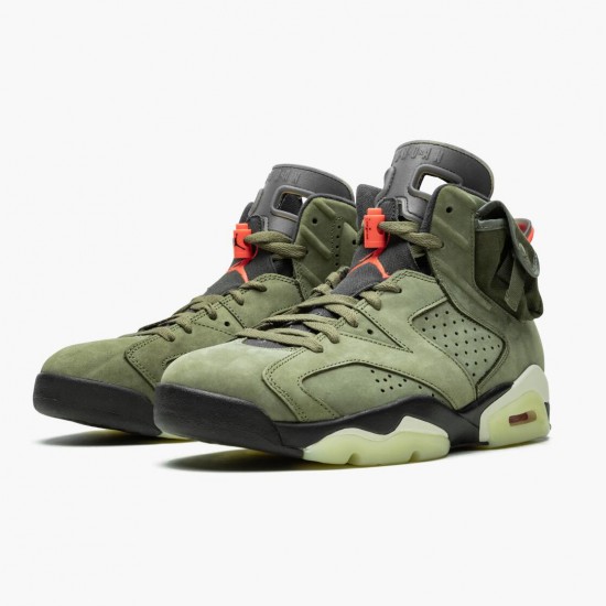 Air Travis Scott x Air Jordan 6 Retro Olive Medium Olive/Black Sail/Univer Black CN1084-200