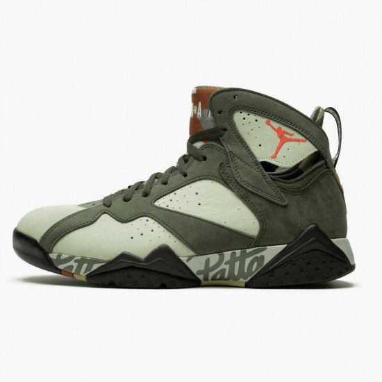 Air Jordan 7 Retro Patta Icicle Icicle/Sequoia-River Rock-Light Crimson AT3375-100