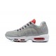 Mens Nike Air Max 95 TT Grey White and Red Sneakers