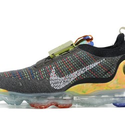 Air VaporMax 2020 Flyknit (W/M) Shoes Grey Yellow CJ6740-002