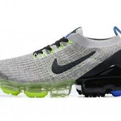 Womens/Mens Nike Air VaporMax Flyknit 3 Grey Blue Sneakers AJ6900-112